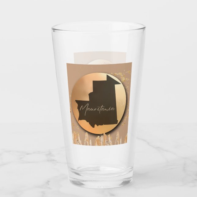 Verre Mauritanie x Afrique | 2 côtés (Devant)