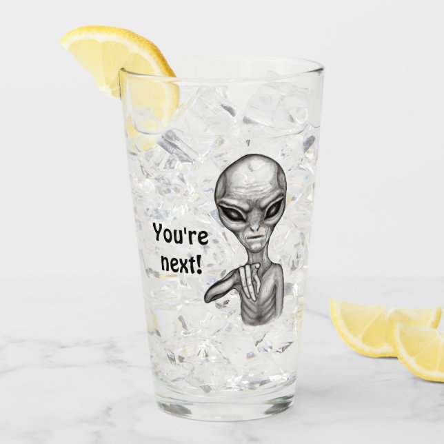 Verre Mauvais Alien, Tu es le prochain ! (Devant glace)
