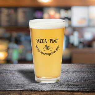Verre Mega Pint : Parce que parfois c'est nécessaire