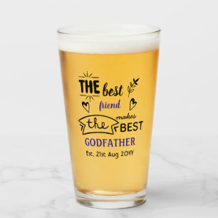 Verre Meilleur Ami Fait Meilleur GODFATHER - Personnalis