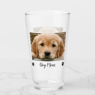 Verre Meilleur Chien Maman Ever- Maman Anniversaire Phot