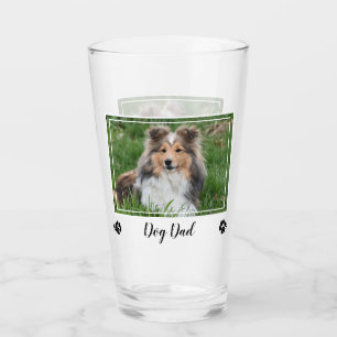 Verre Meilleur Chien Papa Jamais - Papa Anniversaire Pho