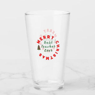 Verre Meilleur Enseignant Toujours Noël Merci Cadeau