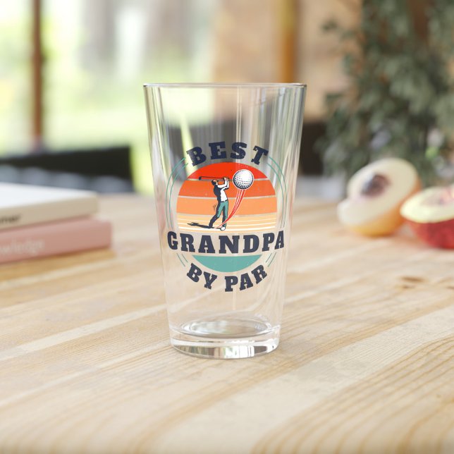 Verre Meilleur Grand-Père Par Par Fête des pères Retro C (Créateur téléchargé)