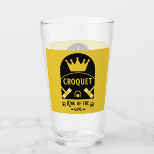 Verre meilleur jeu de croquet drôle cadeaux