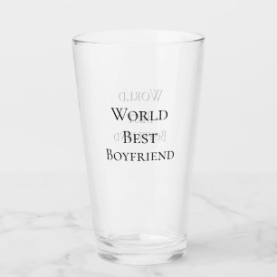 Verre Meilleur mari petit ami homme journée de la Saint-