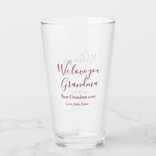 Verre meilleure grand-mère toujours grands-parents cadea