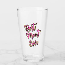 Meilleure maman jamais cadeau Glass