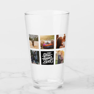 Verre Meilleure Maman Jamais Personnalisé Photo Collage