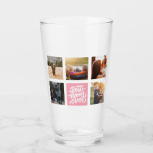 Verre Meilleure Maman Jamais Personnalisé Photo Collage 