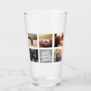 Verre Meilleure Maman Jamais Personnalisée Photo Collage
