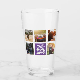 Verre Meilleure Maman Jamais Personnalisée Photo Collage