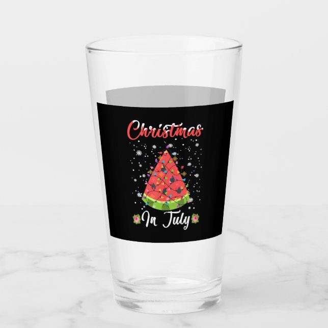 Verre Melon Noël Arbre Été Noël En Juillet (Devant)