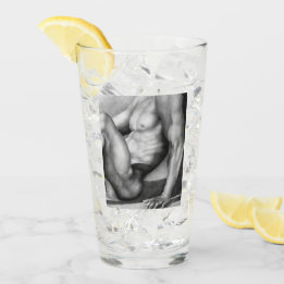 Verre Mens Art Masculine Male nu Dessin Bière