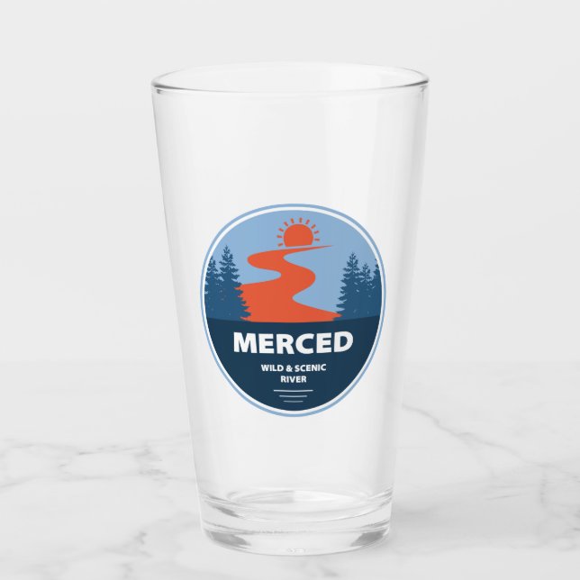 Verre Merced Wild Et Pittoresque River California (Devant)