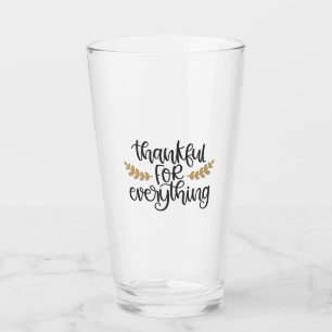 Verre Merci pour tout Thanksgiving drôle