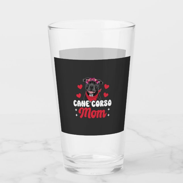 Verre Mère Cane Corso (Devant)