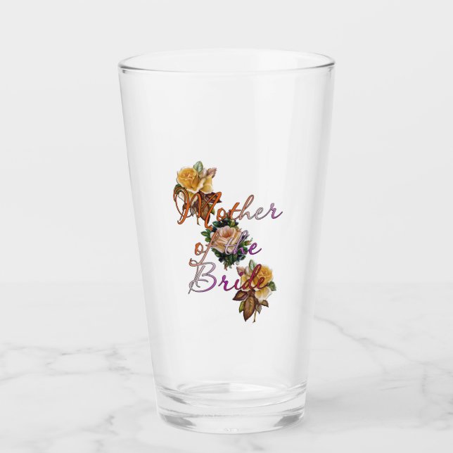 Verre Mère De La Mariée Floral (Devant)