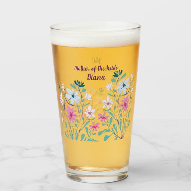 Verre Mère des Lunettes de Mariage Bouquet de mariée (Devant (rempli))