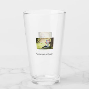 Verre Mère fille photo de famille ajouter nom image text