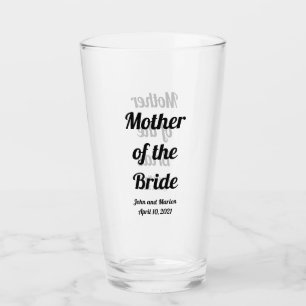 Verre Mère personnalisée de la mariée