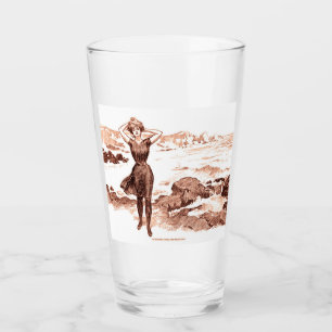 Verre Mermaid Beach Gibson Girl Victorian Antique