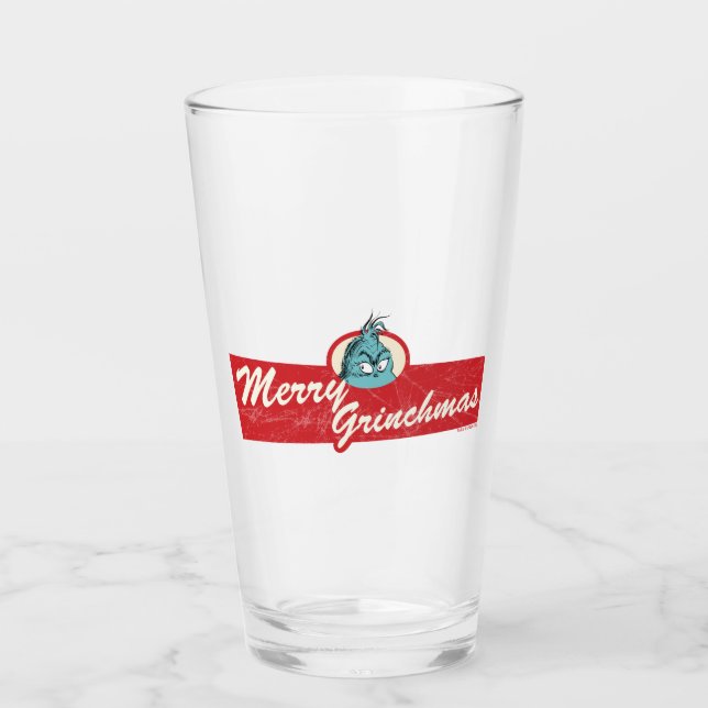 Verre Merry Grinchmas Citation The Grinch (Devant)
