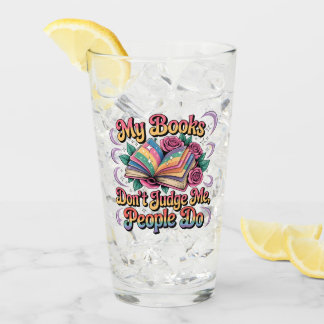 Verre Mes livres ne me jugent pas...