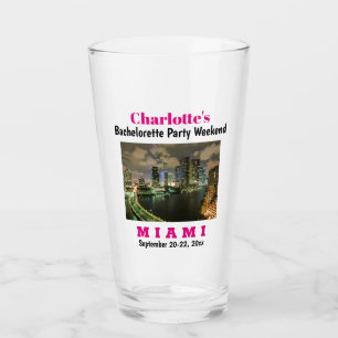 Verre Miami Bachelorette Party Girls Trip Beer Pint
