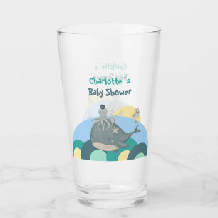 Verre Mignon Baleine Nautiles Vert Baby Shower