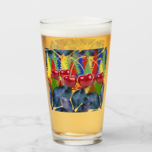Verre Mikitiez art rétro vintage automne joyeux