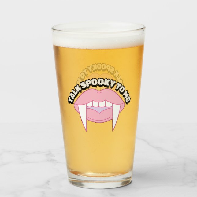 Verre Mikitiez hocus pocus vintage halloween vampire (Devant (rempli))