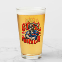 Verre MINEUR DE CHARBON Faucheur