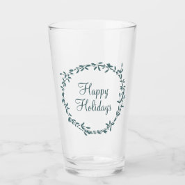 Verre Mistletoe avec message personnalisé