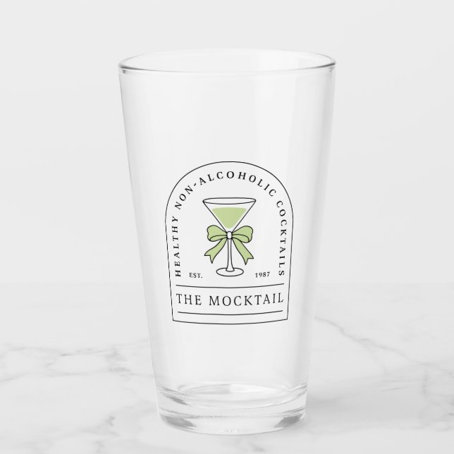 Verre Mocktail non alcoholic cocktail alcohol free party (Devant)