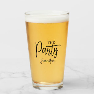 Verre Moderne Le Parti Bachelorette Personnalisé