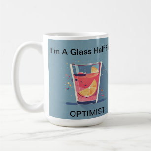 Verre moitié Optimiste plein Happy Mug