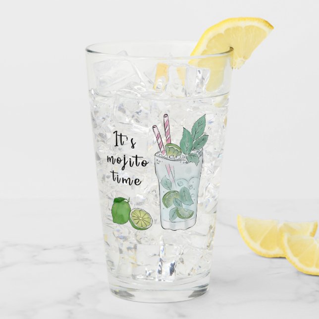 Verre Mojito Summer Cocktail Drink (Dos glace)