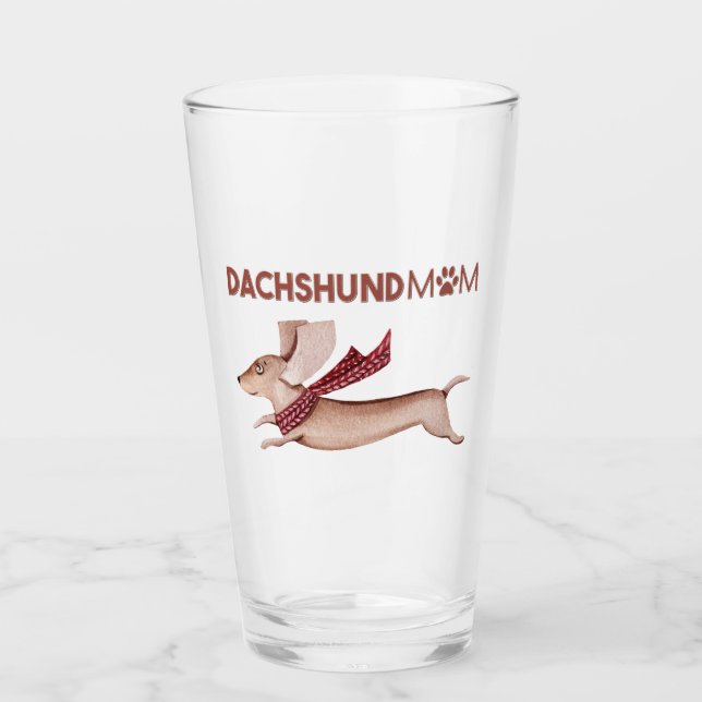 VERRE MOM DACHSHING (Devant)
