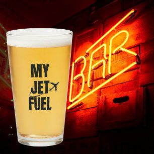 Verre Mon carburant pour avion & Avion, Petit ami Mari,