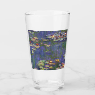 Verre Monet Water Lilies Chef-d'oeuvre Peinture