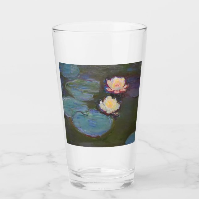 Verre Monet Water Lys Pond Nénuphars Peinture (Devant)