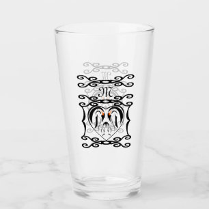 Verre Monogramme en fer épais de l'empereur Penguin