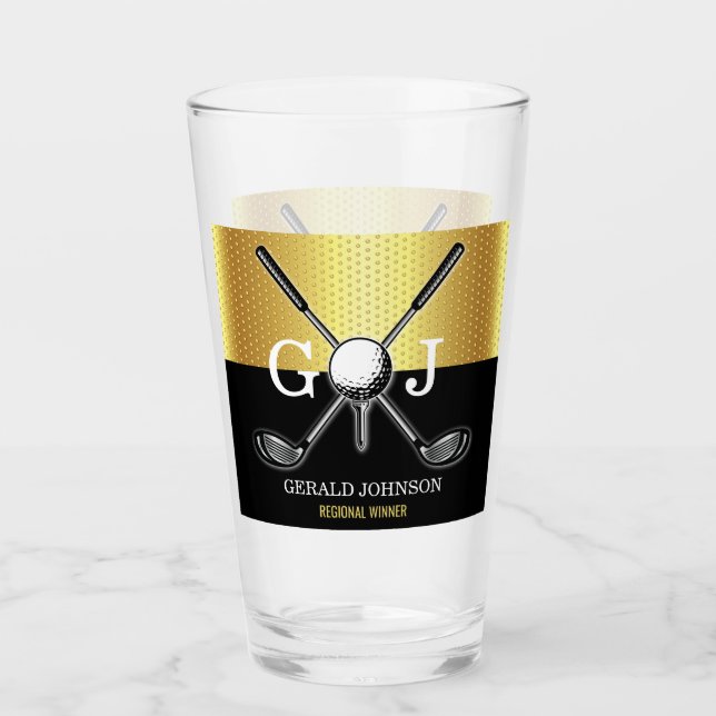Verre Monogramme minimaliste sur mesure (Devant)