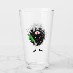 Verre Monstre Infirmière Maléfique Avec Seringue