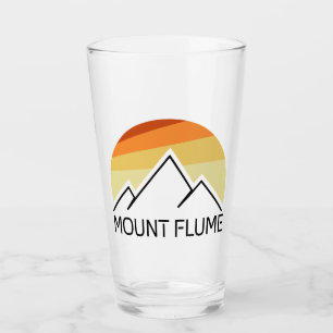 Verre Mont Flume New Hampshire Retro