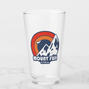 Verre Mont Fuji Japon Aigle solaire