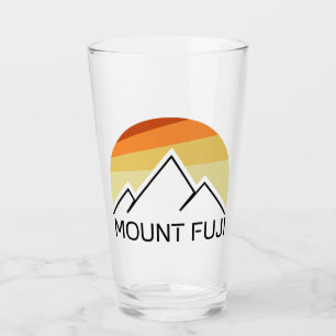 Verre Mont Fuji Japon Rétro