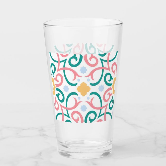 Verre Mosaïque/pastel/ressort (Devant)