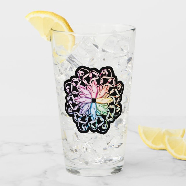 Verre Motif de ballet (Devant glace)